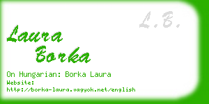 laura borka business card